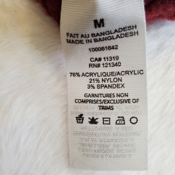 Garage Burgundy Sweater - Picture 8 of 12